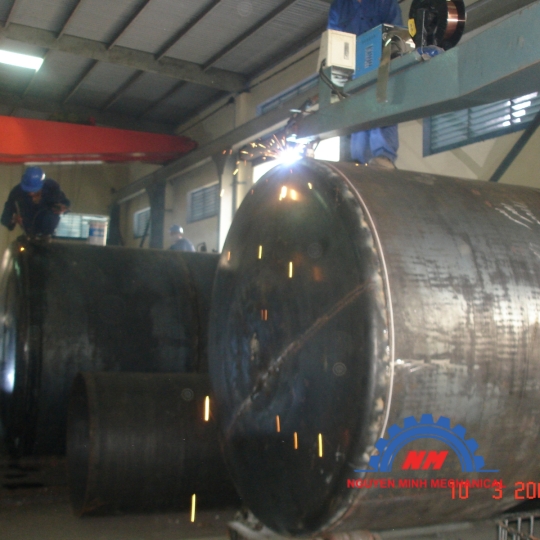 QUI TRÌNH CHẾ TẠO BỒN  CHỨA  XĂNG DẦU ÂM 