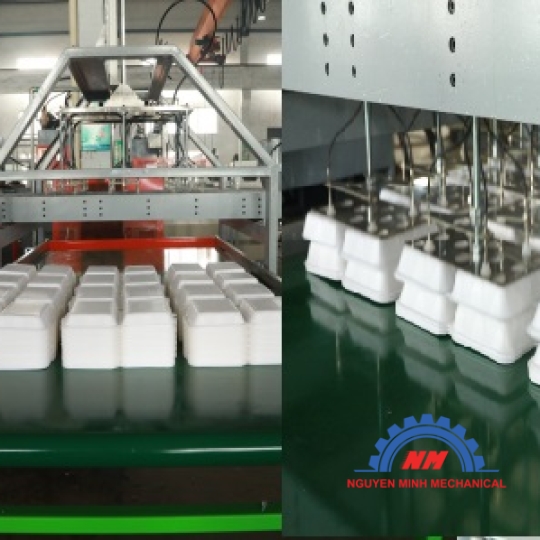 DÂY CHUYỀN SẢN XUẤT HỘP XỐP TỰ ĐỘNG 