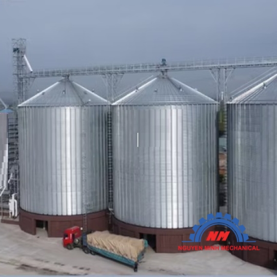 HỆ THỐNG HÚT , BƠM , XI MĂNG  , TRO BAY - SILO 550 TẤN 