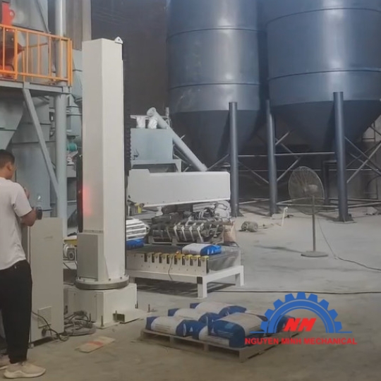Dây chuyền sản xuất keo dán gạch 10 tấn . giờ 
