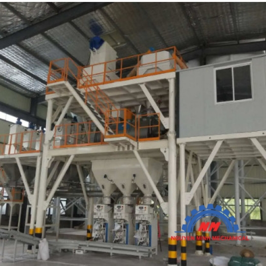 Dây chuyền sản xuất keo dán gạch 10 tấn . giờ 