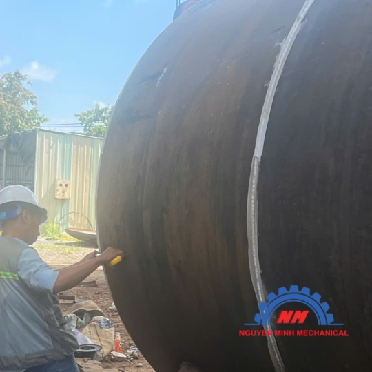 QUI TRÌNH CHẾ TẠO BỒN  CHỨA  XĂNG DẦU ÂM 
