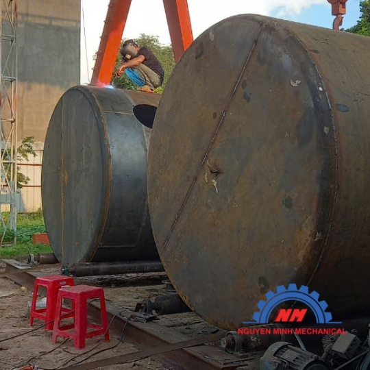 QUI TRÌNH CHẾ TẠO BỒN  CHỨA  XĂNG DẦU ÂM 