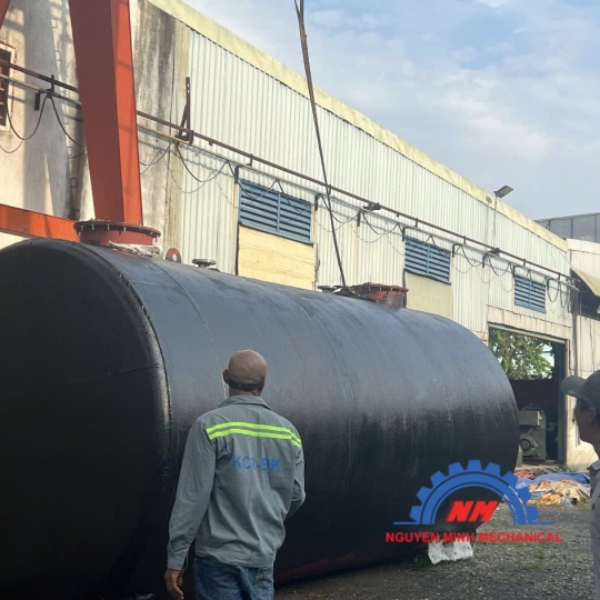 QUI TRÌNH CHẾ TẠO BỒN  CHỨA  XĂNG DẦU ÂM 